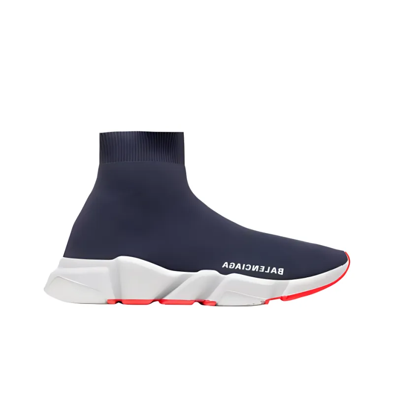 Balenciaga Speed Trainer Navy Red-2