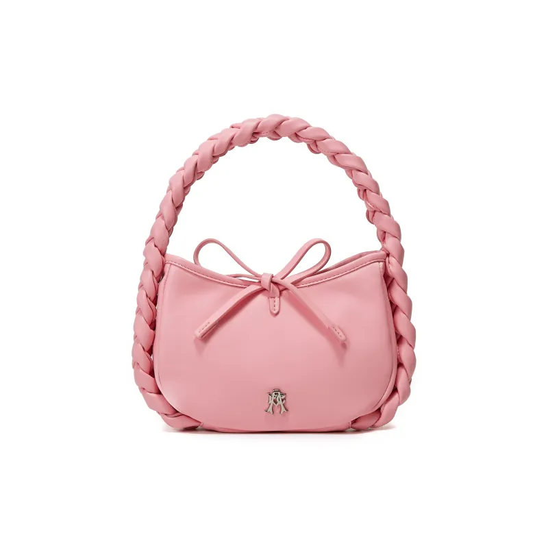 Fun And Cool Synthetic Leather Crescent Moon Handbag Medium Size Women's-4