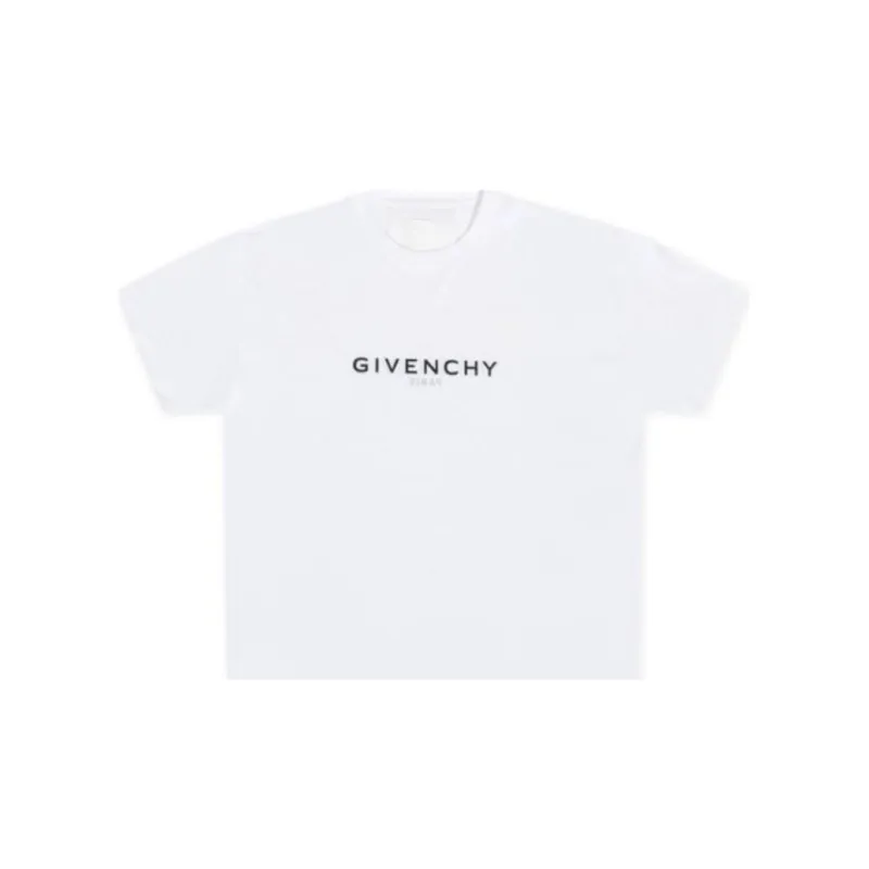 Givenchy T Shirts Men White-3
