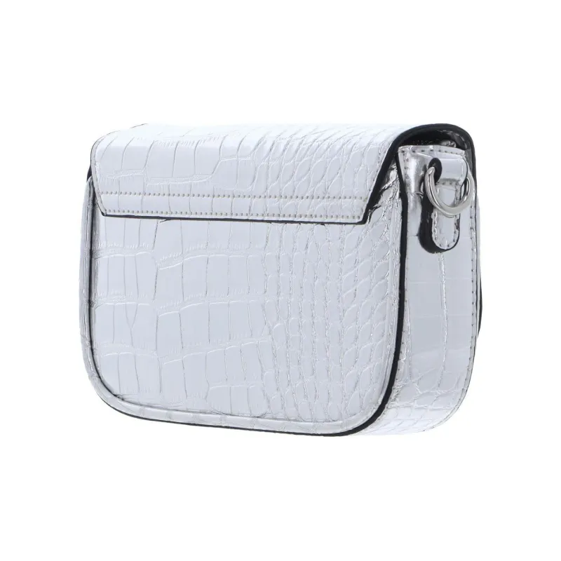 Valentino Polyurethane Crossbody Bag Shoulder Bag Women's Silver-3