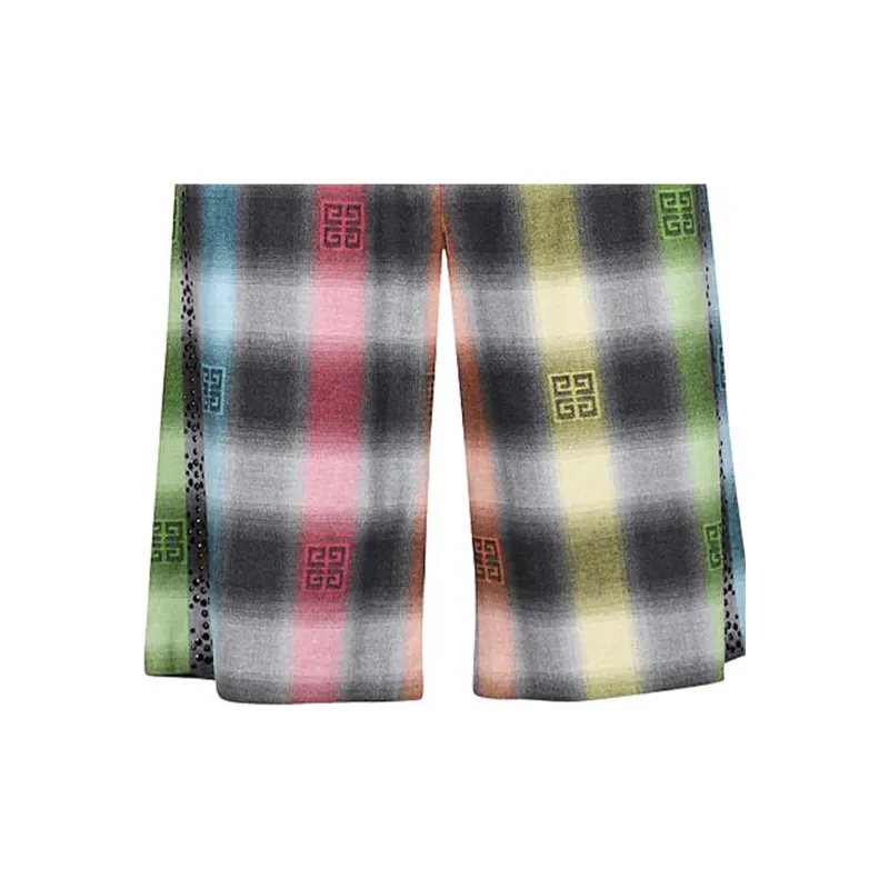 Givenchy 4G Plaid Bermuda Shorts-3