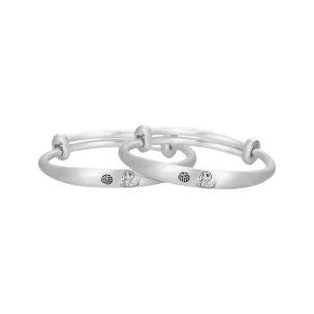 BKBU 999 Fine Silver Bangles Kids'