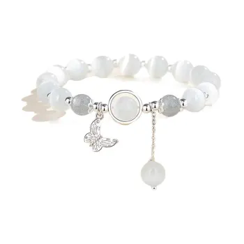 Royal Heaven's Choice Glass Cat Eye Bracelets Unisex