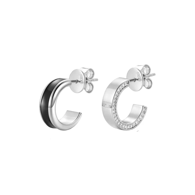 ICEGIANT 925 Sterling Silver Earrings Unisex-10