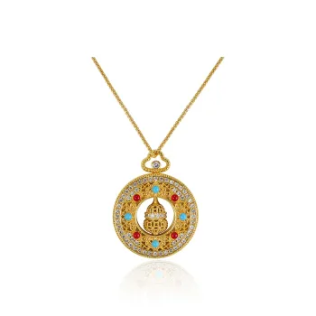 FUNNXI Copper Alloy Necklaces Women's Gold
