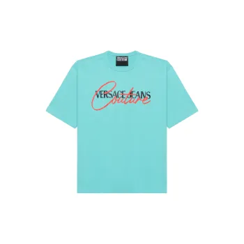 VERSACE JEANS COUTURE SS22 T Shirt Men's Lake Green