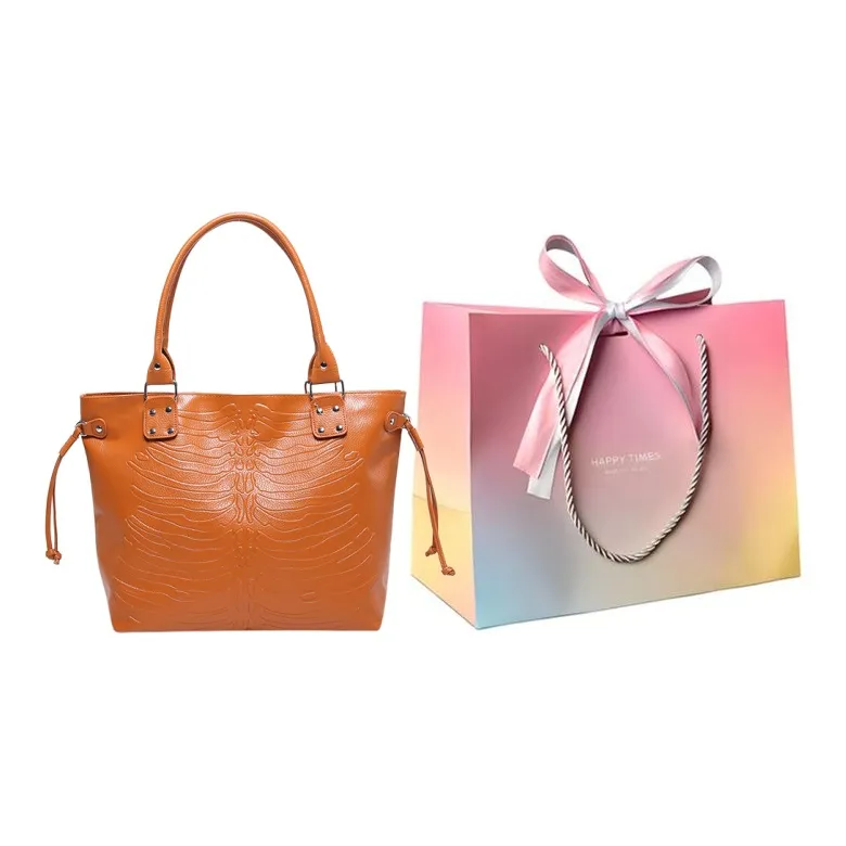 Yalu PU Shoulder Bag, Handbag Regular Women's Black/White/Orange/Rose Red/Gunmetal-4