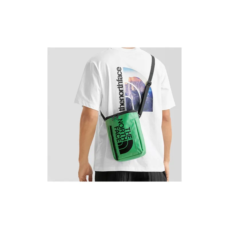 THE NORTH FACE Polyester With Nylon Crossbody Bag Shoulder Bag Regular Unisex Green-2