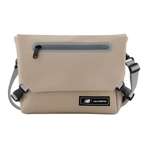 New Balance Fabric Shoulder Bag Crossbody Bag Regular Unisex Light Umber/Black