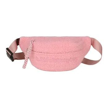 TINYAT Plush Shoulder Bags Sling Bags Regular Unisex Beige/Pink/Black/Khaki