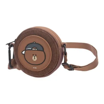 LiNing LINE FRIENDS Co branded Nylon Fabric Shoulder Bag Crossbody Bag Regular Unisex Brown