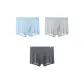 Glacier Blue+Silver Gray+Charcoal Gray