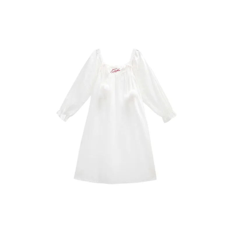 GUKOO Nightgown Women's Jade White-0