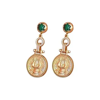 DAN DREAM Colored Glaze Earrings Women's