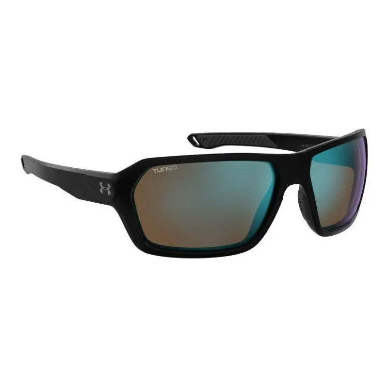 Under Armour Plastic Rectangular Sunglasses Unisex Black-1