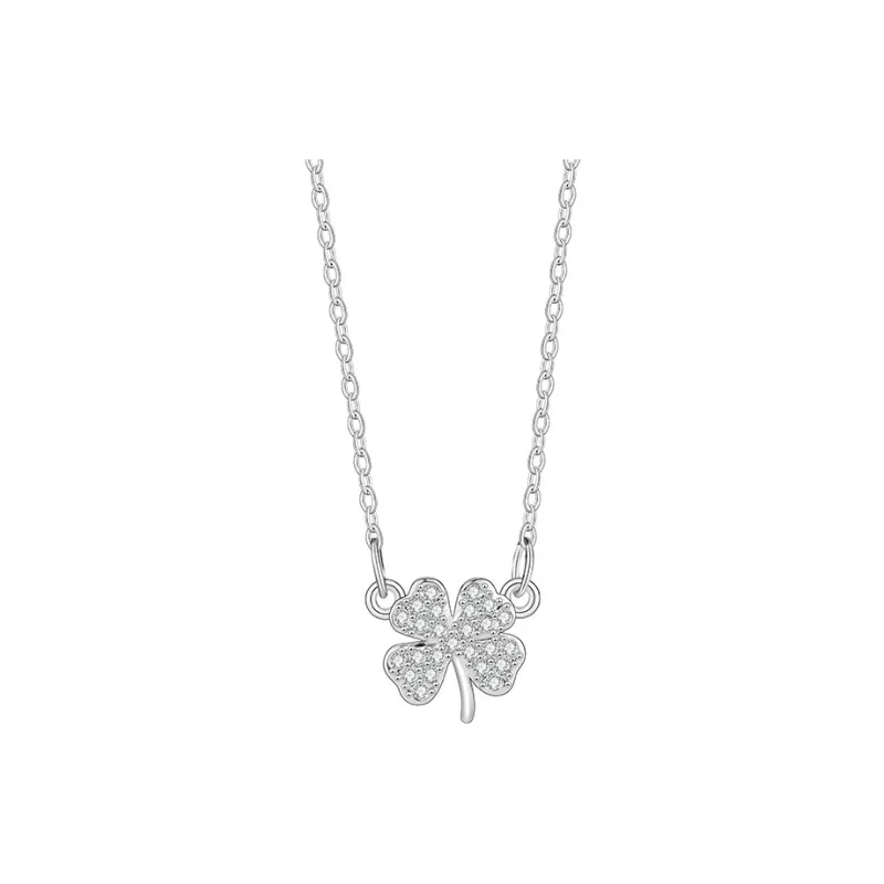 CHUVORA Luxury Style Versatile Necklace Advanced Lightweight Minimalist Lucky Leaf Collarbone Chain Women's-4