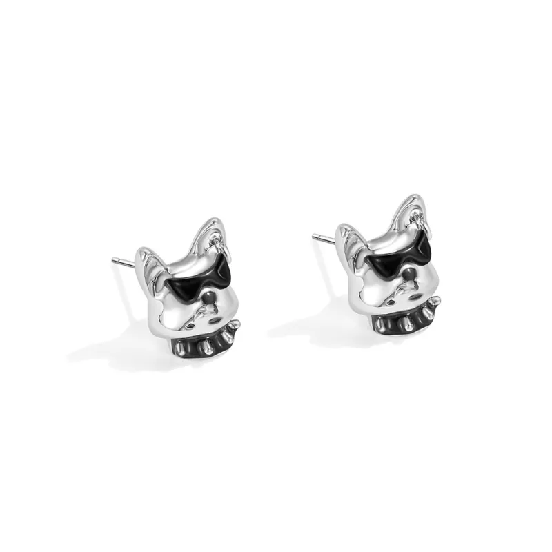 LOOK NICE 925 Sterling Silver Needle Stud Earrings Women's-2