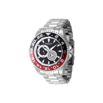 INVICTA Wrist Watch Automatic Mechanical Movement Stainless Steel Strap 47mm Black Dial Men's Watches