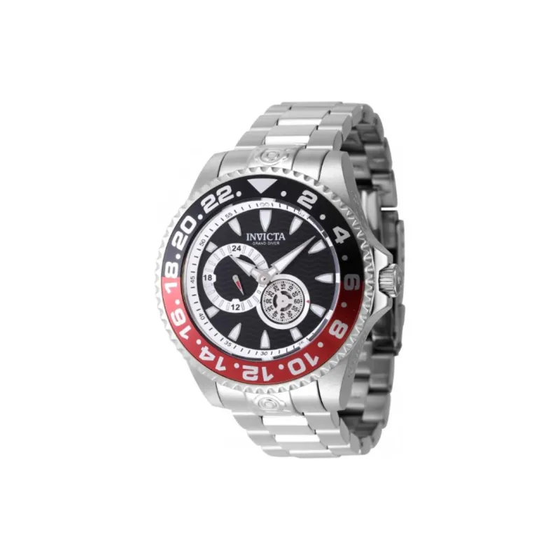 INVICTA Wrist Watch Automatic Mechanical Movement Stainless Steel Strap 47mm Black Dial Men's Watches-0