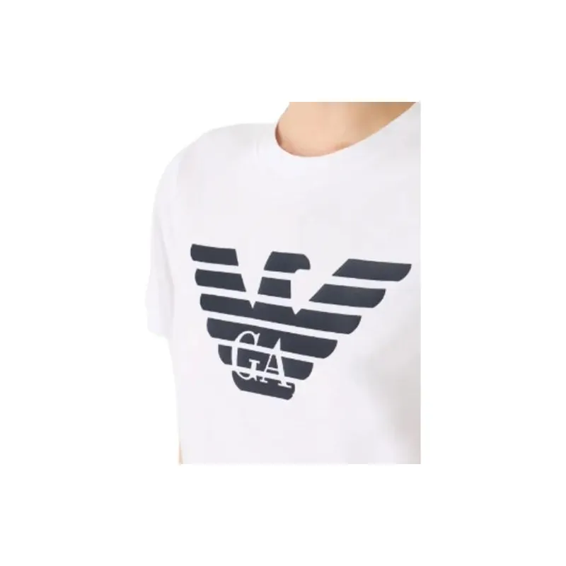 EMPORIO ARMANI Logo Printed Crewneck T-Shirt-4