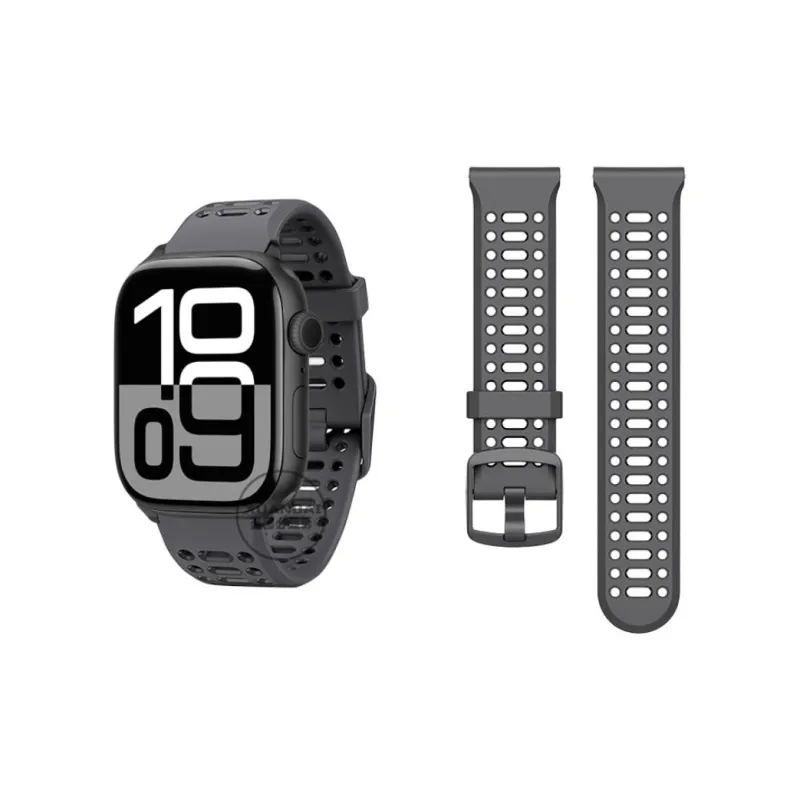 Mr. Strap Watch Band Apple Compatibility 42mm Silicone Material-7