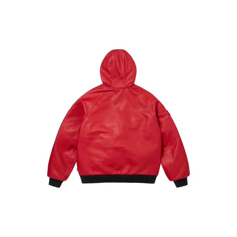 Supreme Vanson Leathers Hooded Work Jacket-1