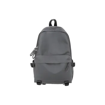 GOBLIN SHARKS 1759 PU Backpack Large Size Unisex Gray Black/Green/Red