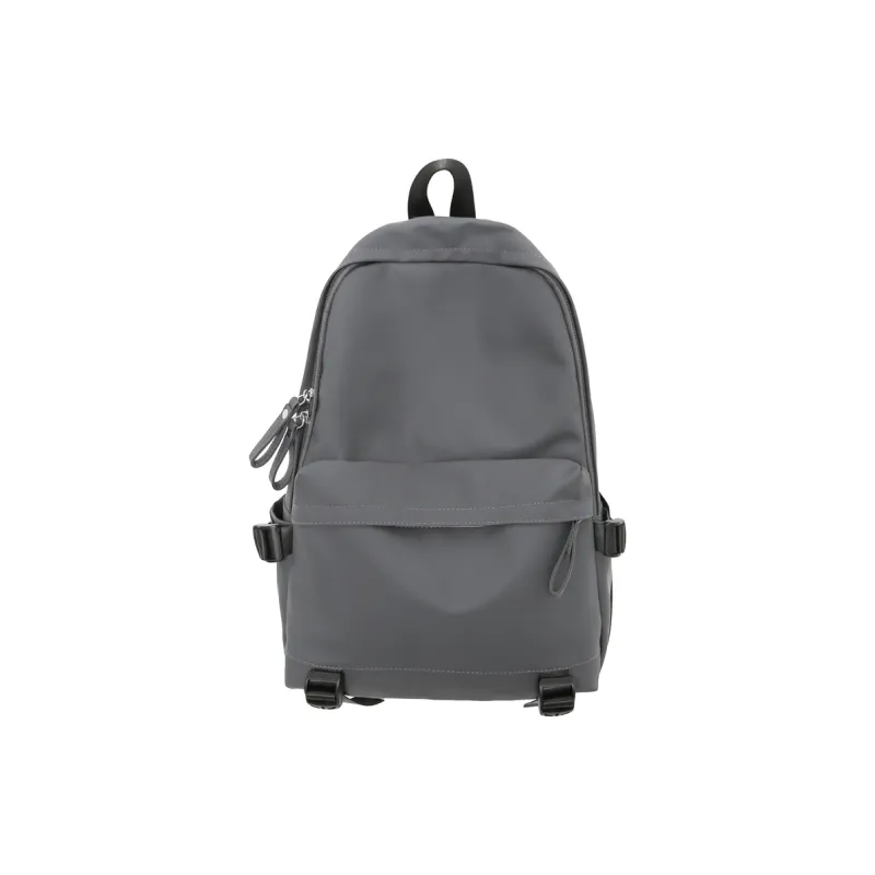 GOBLIN SHARKS 1759 PU Backpack Large Size Unisex Gray Black/Green/Red-0