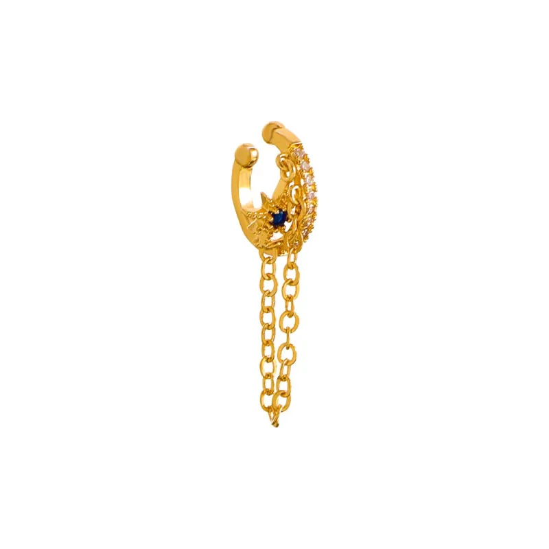 KING OF BLING Alloy With Zircon Clip On Earrings Women's-5