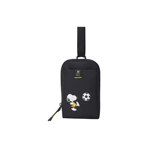 PUMA Fabric One Shoulder Handbag Crossbody Bag Regular Men's Black