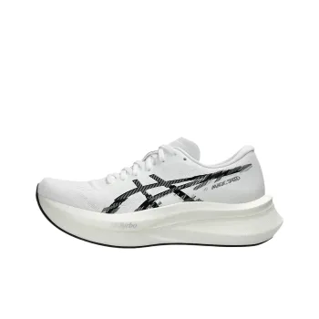 Asics MAGIC SPEED 4 Anti Slip Wear Resistant Low Top Running Shoes Women's White