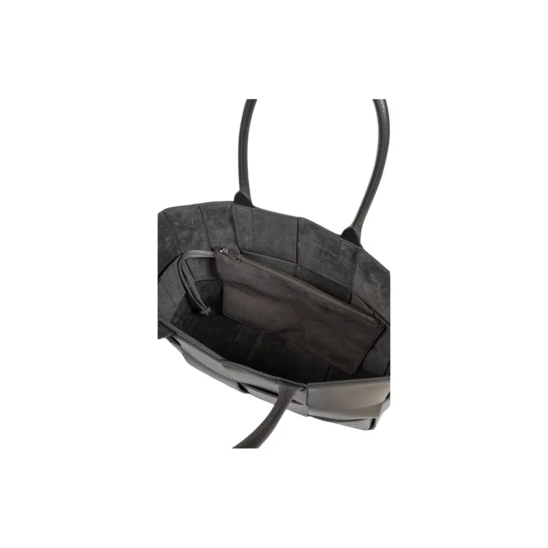 Bottega Veneta ARCO TOTE Series Calfskin Tote Bag Shopping Bag Handbag Men's Gray-2