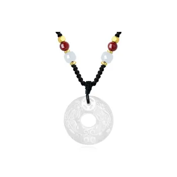 Emerald Dynasty Chalcedony Necklaces Unisex