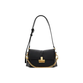 ALDO Artificial Leather Shoulder Bag Medium Size Women's Black