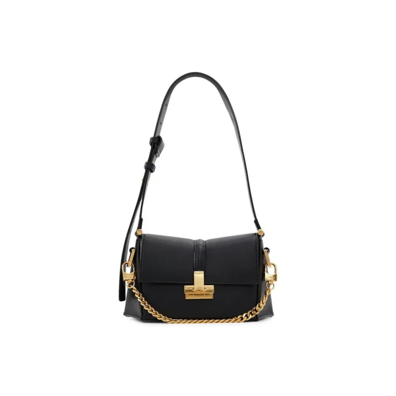 ALDO Artificial Leather Shoulder Bag Medium Size Women's Black-0