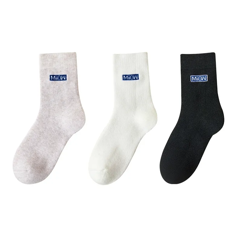 MIIOW Mid Calf Socks Unisex 3 Pack-40