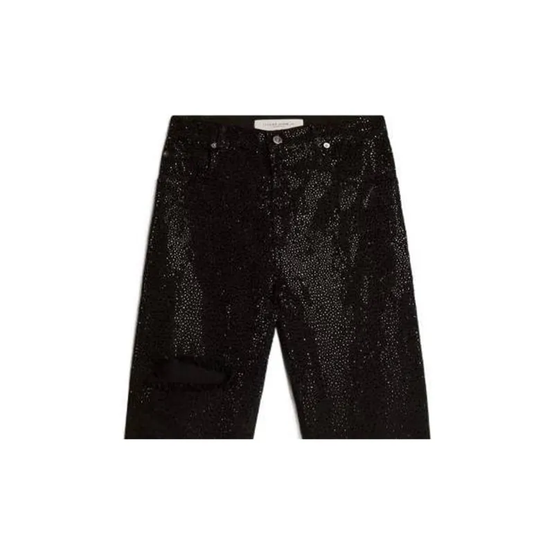 Golden Goose Embellished Distressed Trousers-3