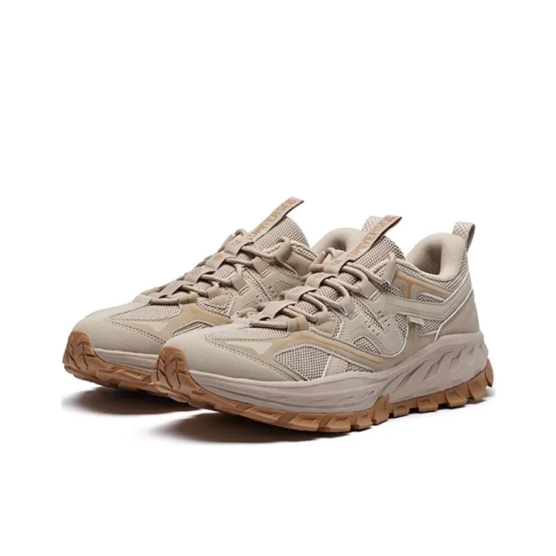 361° Anti-Slip Wear-Resistant Low-Top Running Shoes Men's Tan-2
