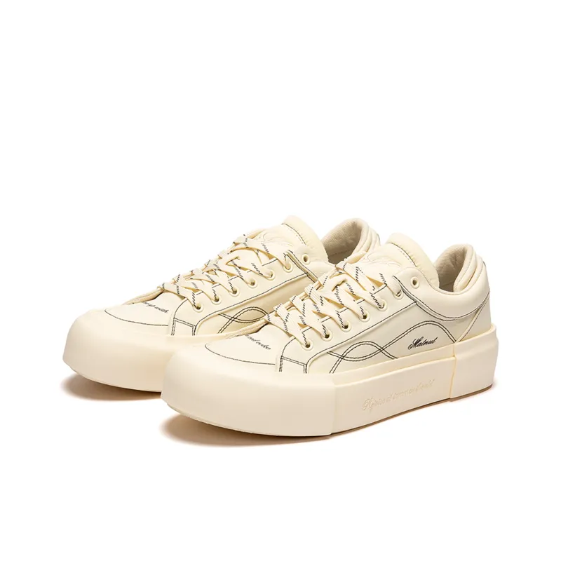 MATNUT Ecru, Platform, Height Increasing, Skateboard Shoes-2