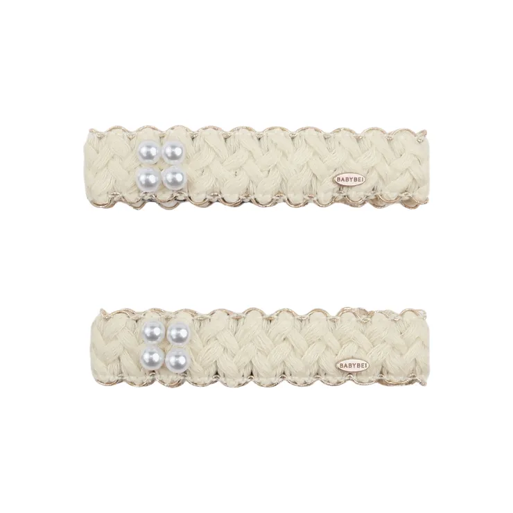 BABYBEI Fabric Hair Clips Women's-5
