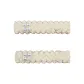 1 Pair Beige (Gold Edge Four Round Bead) 000292
