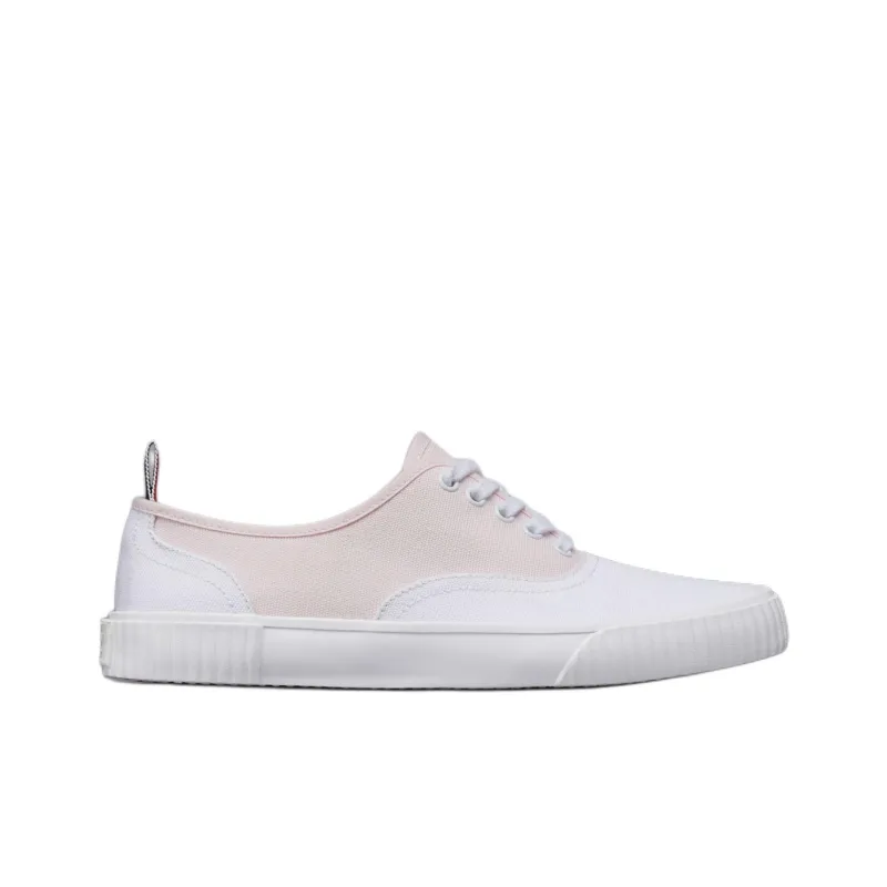 THOM BROWNE· Heritage Low Top Canvas Shoes Women's Pink-1