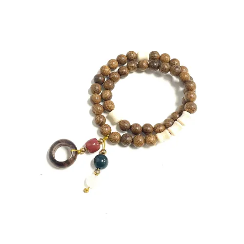 Jinghua Record Golden Sandalwood Bracelets Unisex