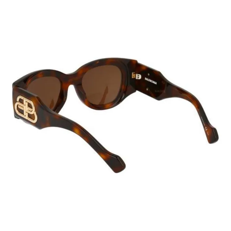Balenciaga Round Frame Acetate Sunglasses-3