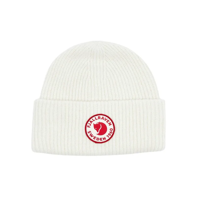Fjallraven Wool Beanies Unisex White-0