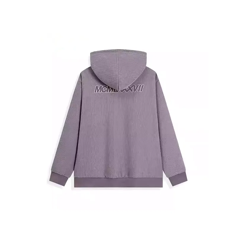 XTEP Sports Life Collection Sweatshirt Men's Resting Rhinoceros Purple-1