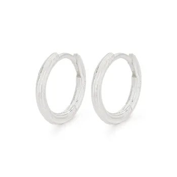 Empress 47 Concept 925 Sterling Silver Hoop Earrings With No Place To Stay Unisex
