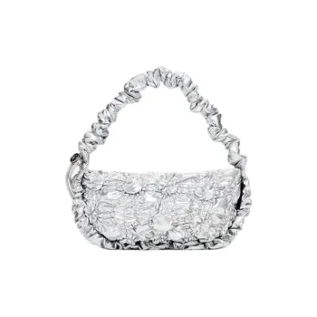 Desigual Polyester Shoulder Bag Small Size Women's Silver