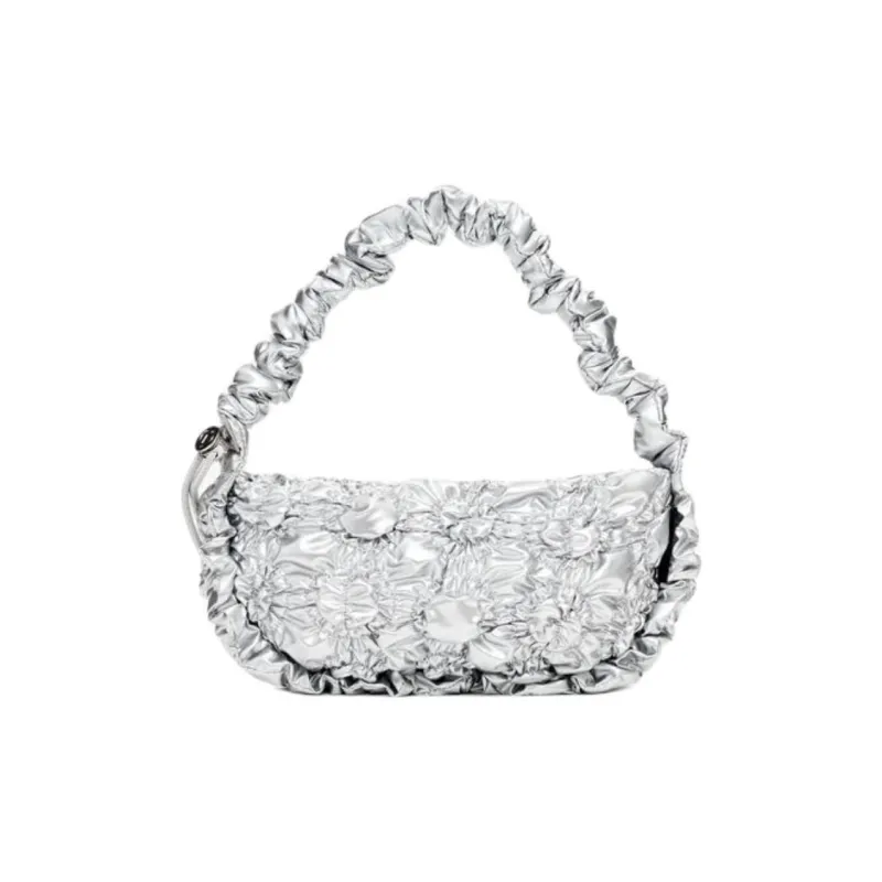 Desigual Polyester Shoulder Bag Small Size Women's Silver-0
