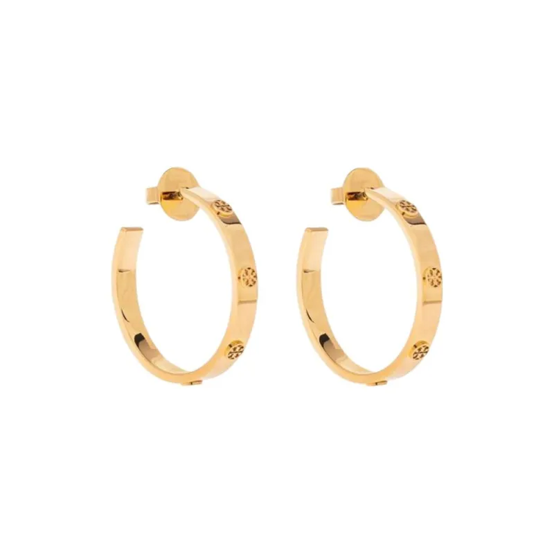 TORY BURCH Stainless Steel Earrings Women's Gold-1